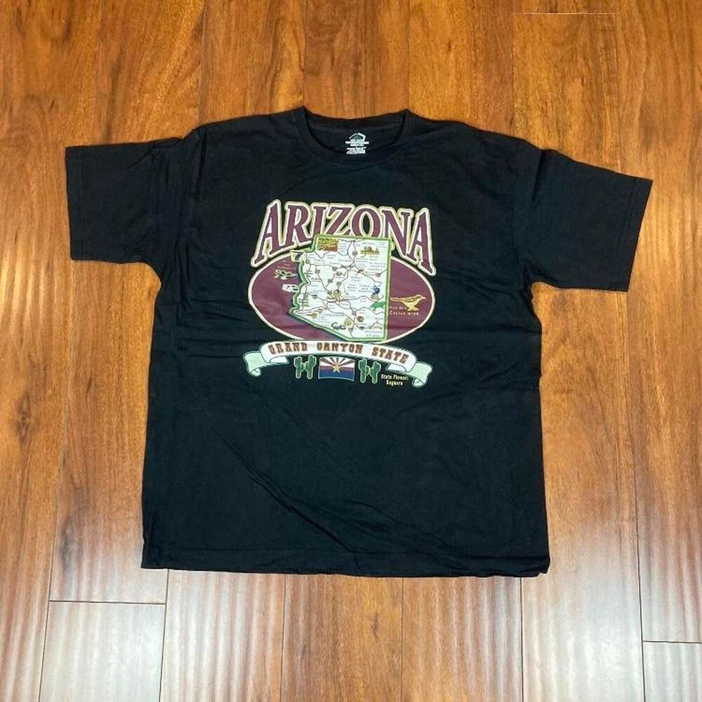 Vintage Arizona Grand Canyon State Black T-Shirt